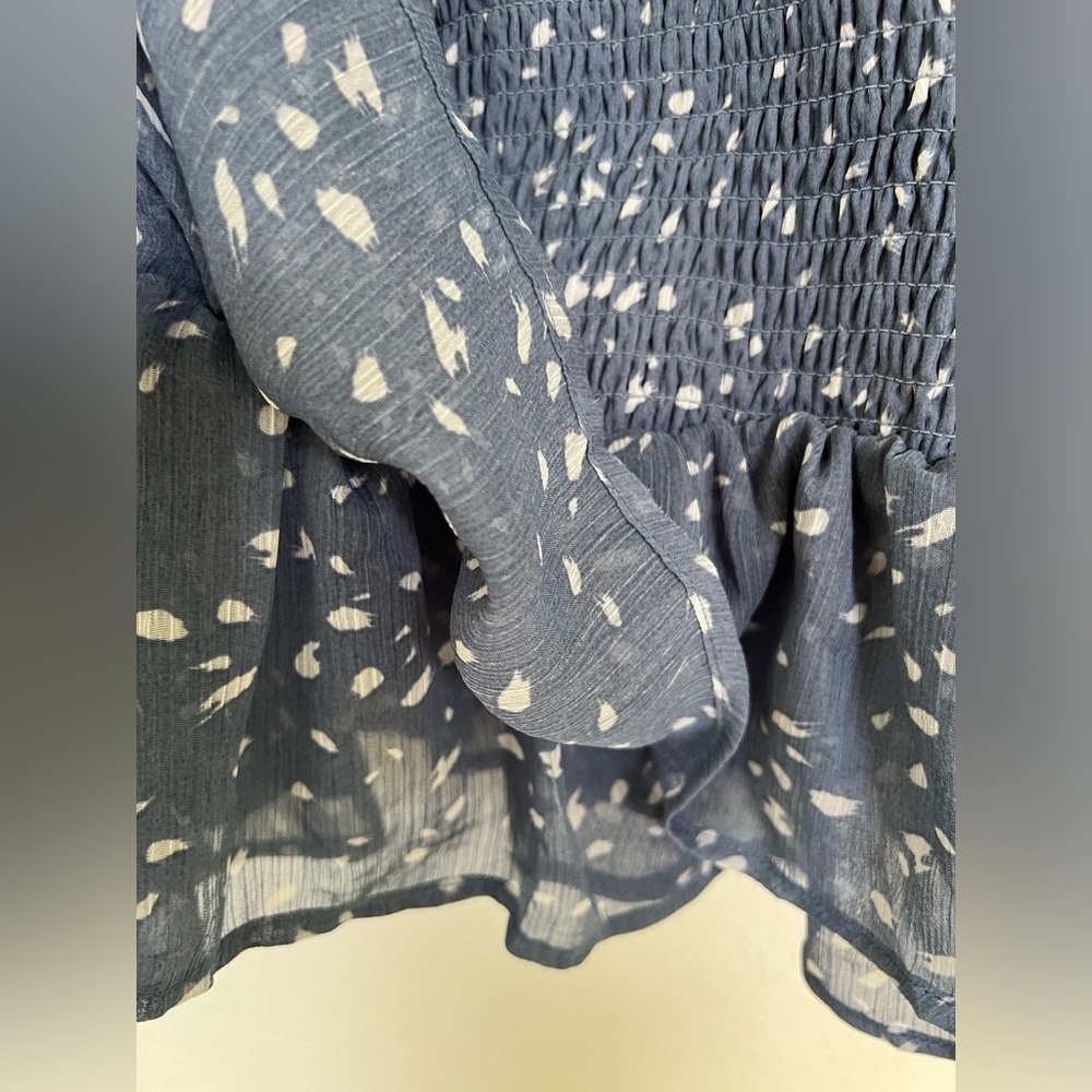 Smocked Surplice Dress - Picture 6 of 8